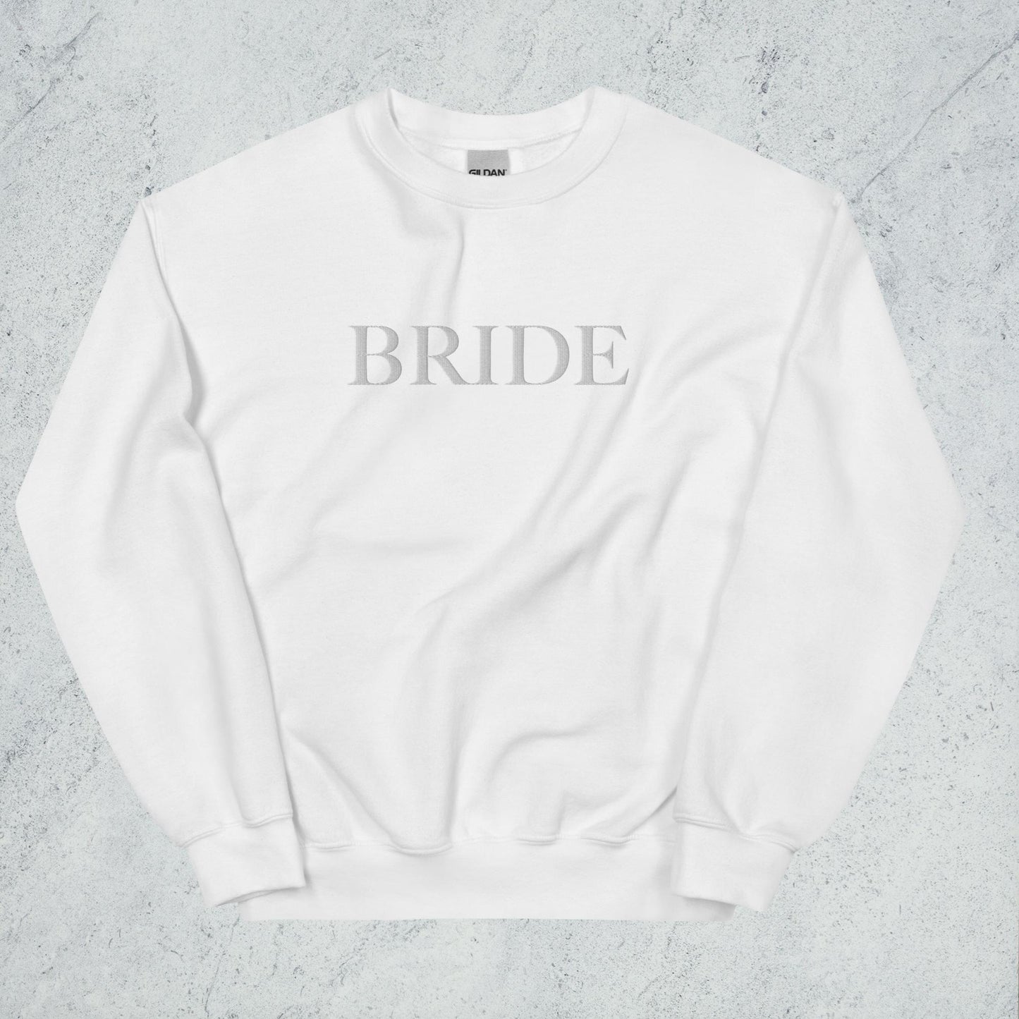 "Bride" Embroidered Sweatshirt | Gift For Bride