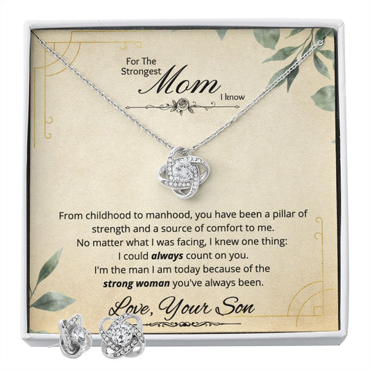 For The Strongest Mom I Know - Gift for Mom from Son
