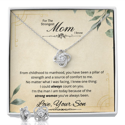 For The Strongest Mom I Know - Gift for Mom from Son