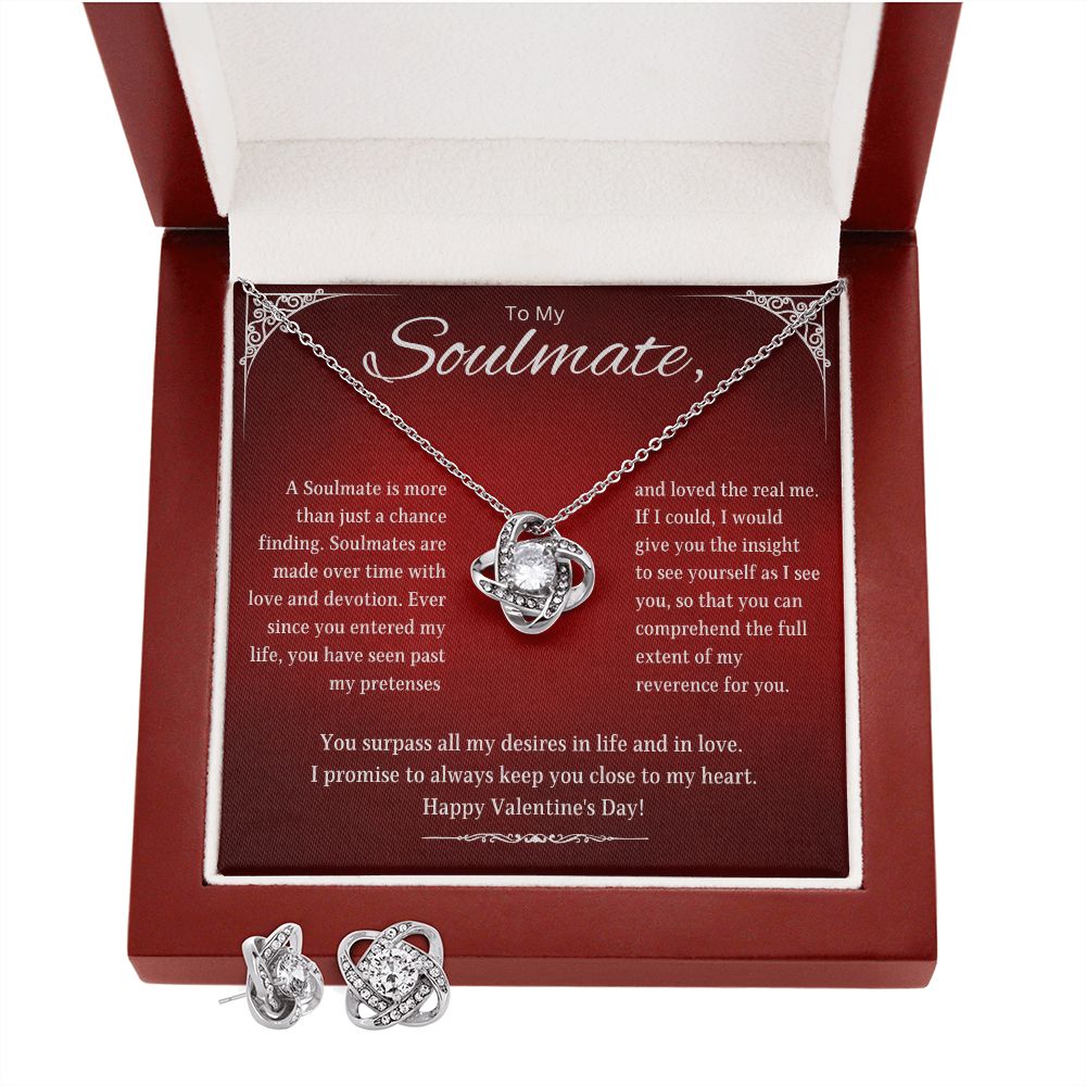 To My Soulmate - Valentine's Gift for Wife, Gift for Spouse, Gift for Fiancé, Gift for Girlfriend.