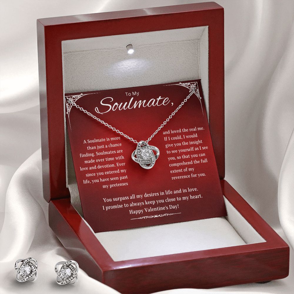 To My Soulmate - Valentine's Gift for Wife, Gift for Spouse, Gift for Fiancé, Gift for Girlfriend.