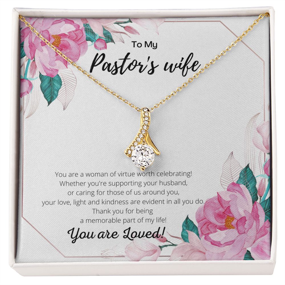 To My Pastor's Wife (White Gold and Yellow Gold variants)