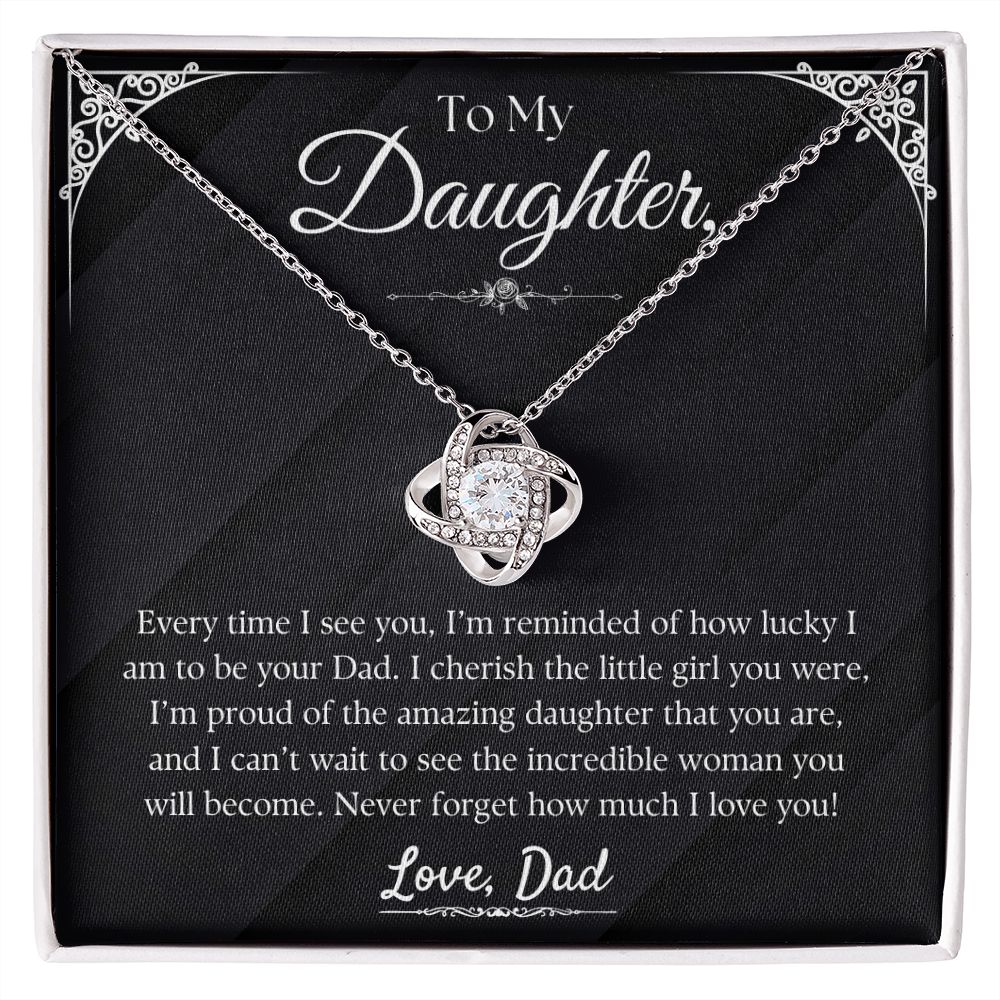 Lucky To Be Your Dad Gift for Daughter from Dad
