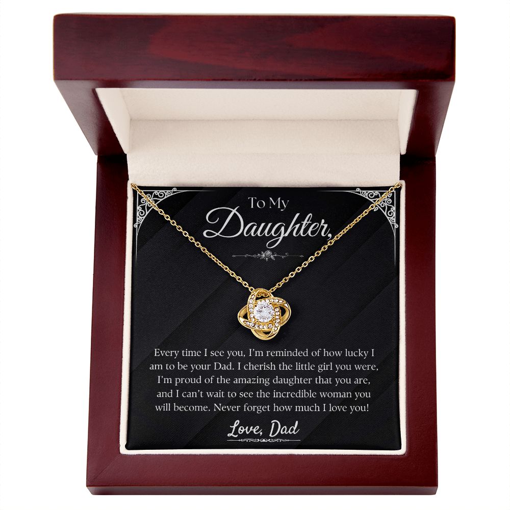 Lucky To Be Your Dad Gift for Daughter from Dad