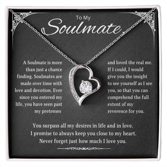 To My Soulmate - See Yourself As I See You - Gift for Soulmate, Gift for Wife, Gift for Fiancé, Gift for Girlfriend.